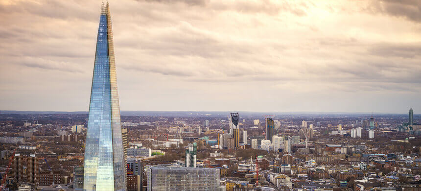 Image of the London city skyline.