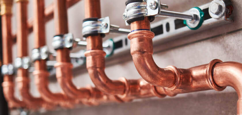 Image of plumbing work.