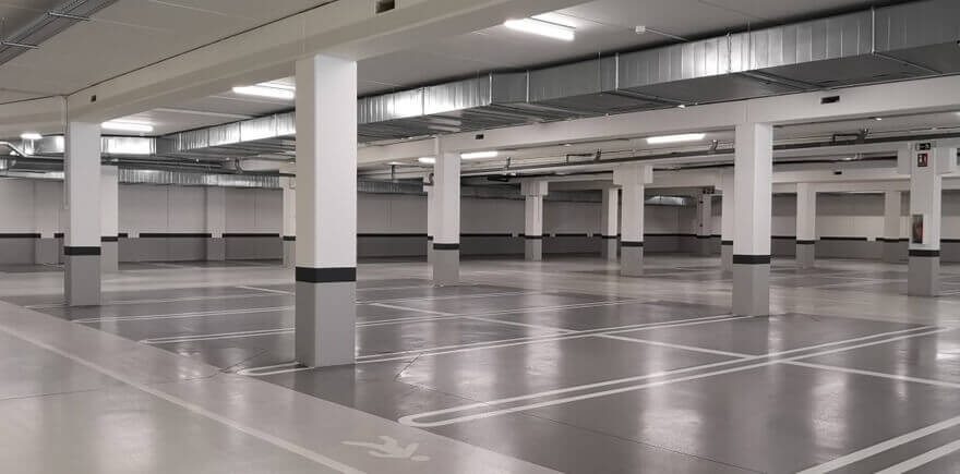 Image of an underground car park.