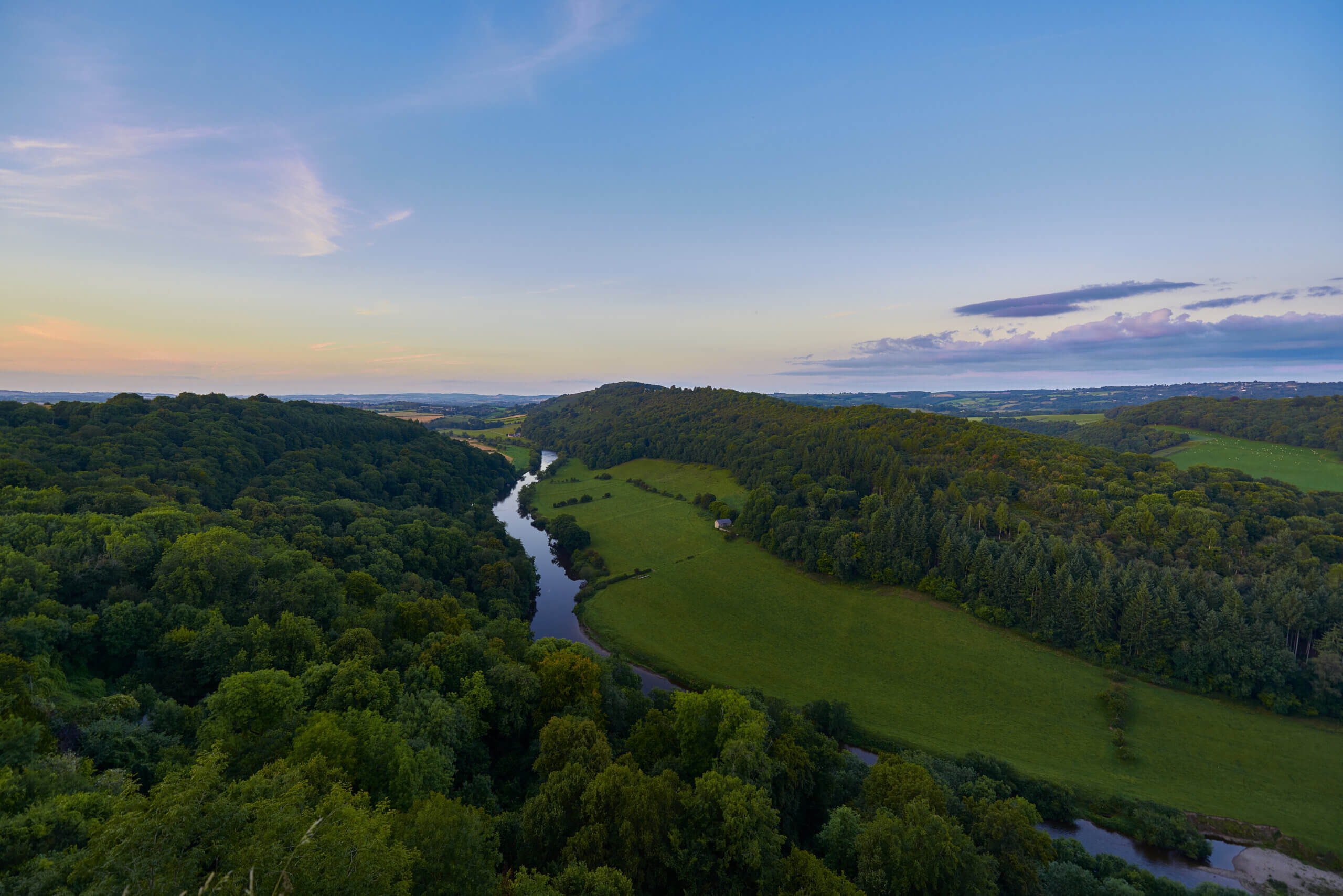 An image of the River Wye near Hereford.