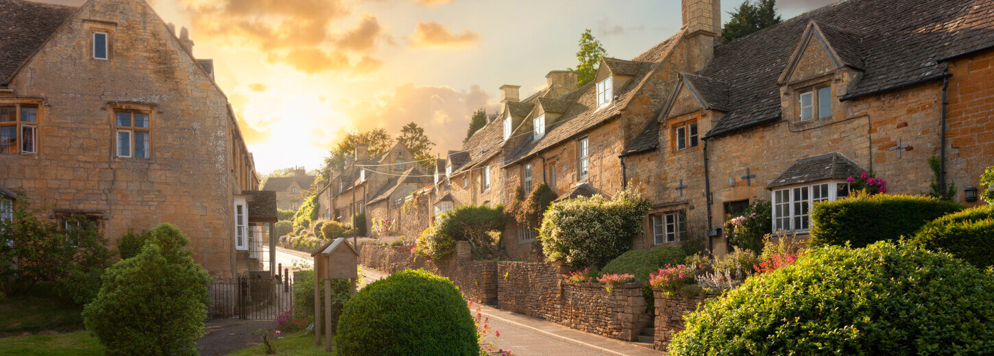An image of a village in Gloucestershire near Lydney.